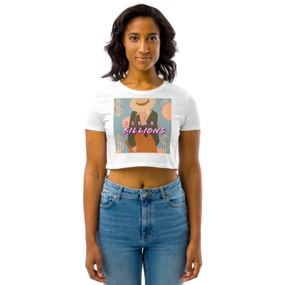 “Rich Sex and the City Series" Graphic Crop Top